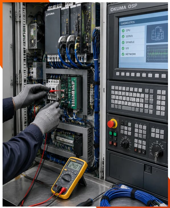 Ремонт систем ЧПУ Okuma OSP в Черемхове
